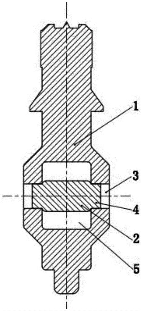 Machining method for plastic movable composite member