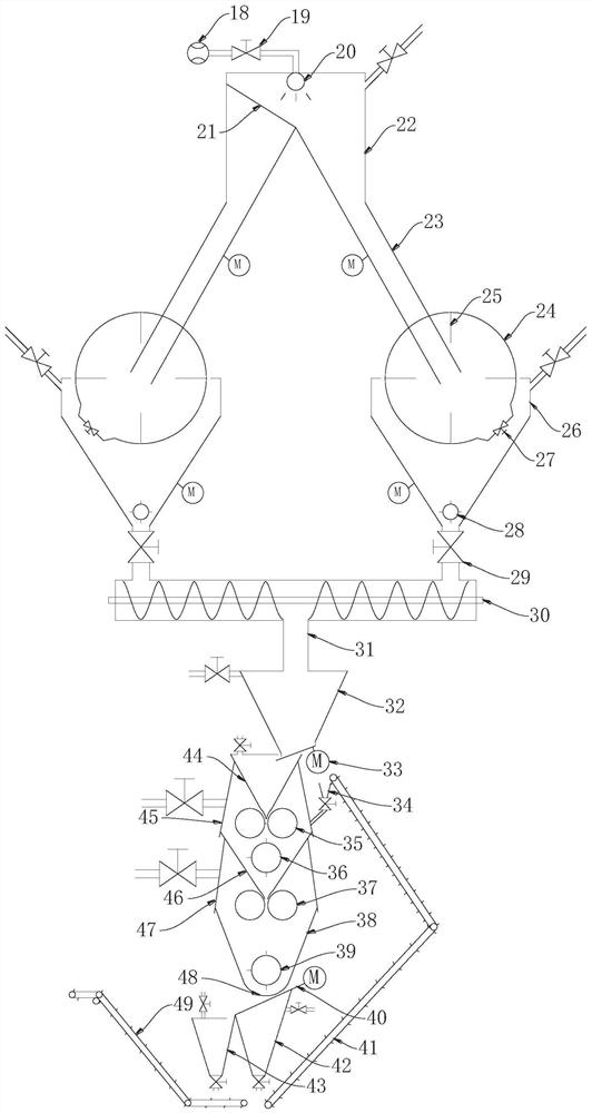 Preparation system and method of vanadium slag pellets