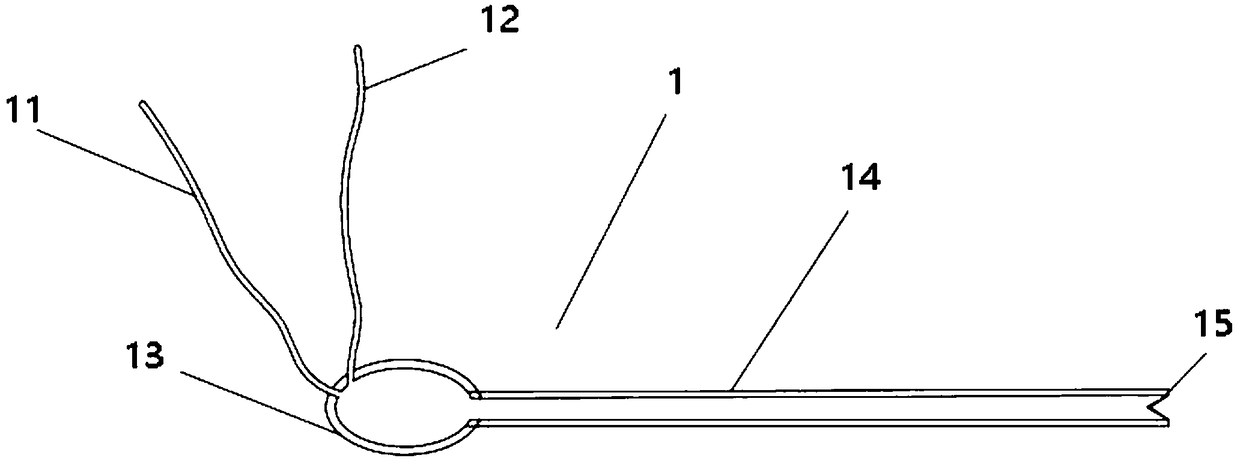Air-injection type lacrimal stent supporting device