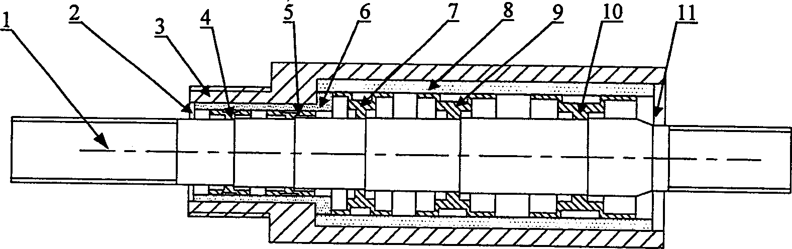 Band-rejection microwave interference suppression filter of power cord