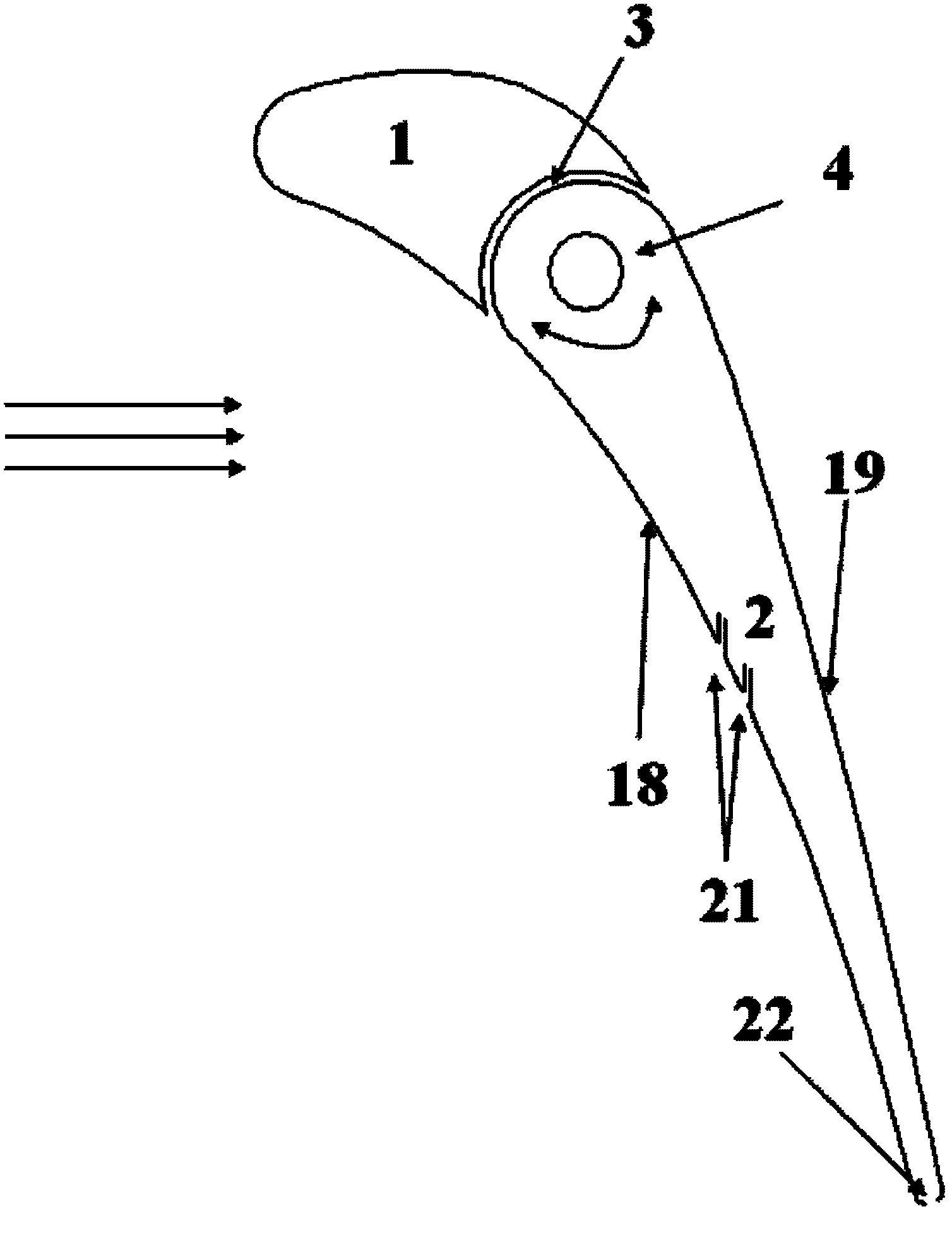 Cooling method used for segmented geometric adjustment of guide vanes of gas turbine