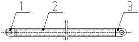 Novel main chord structure of cargo boom of cantilever tower crane