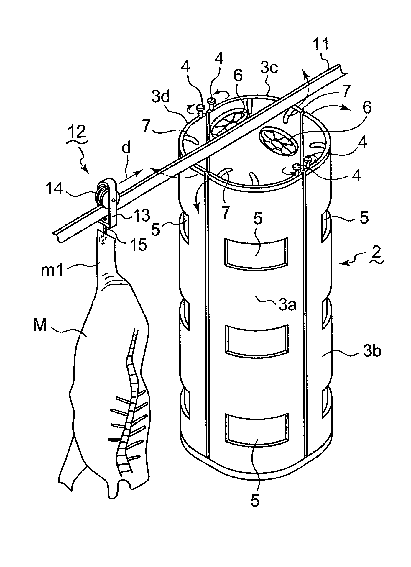 Method and System for Cooling of Dressed Carcasses
