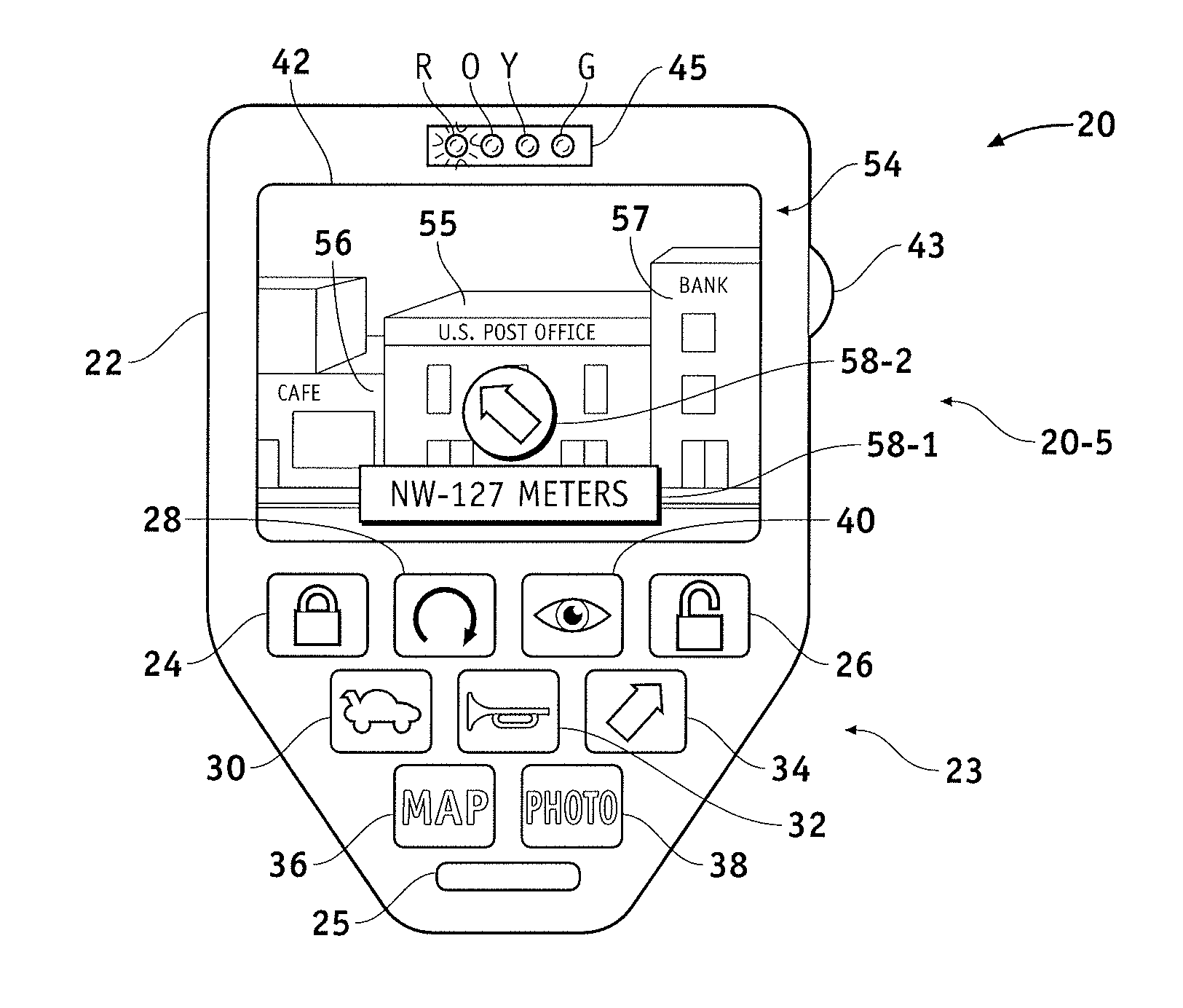 Multimode vehicle location device and method