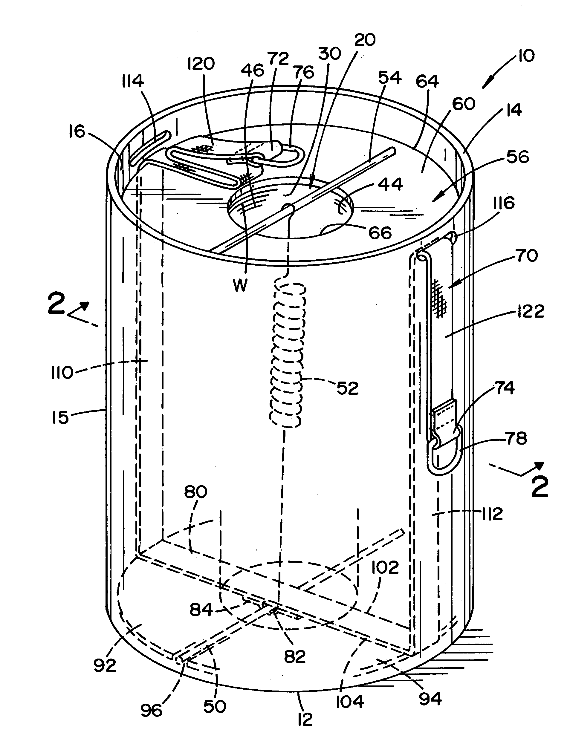 Welding wire package with lifting strap