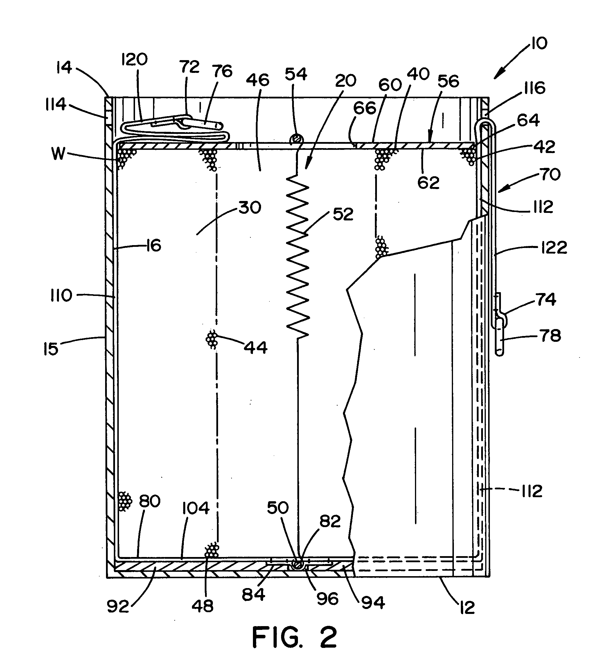 Welding wire package with lifting strap