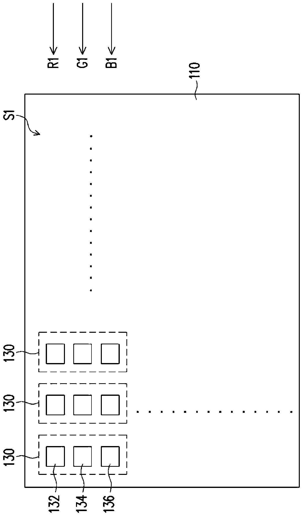 Packaging structure for display