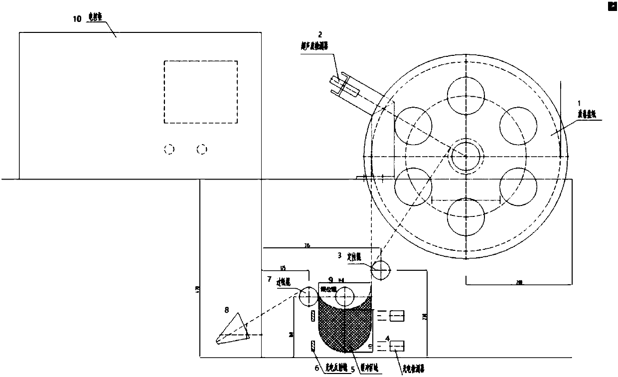 Roll paper conveying control device based on tobacco molding equipment