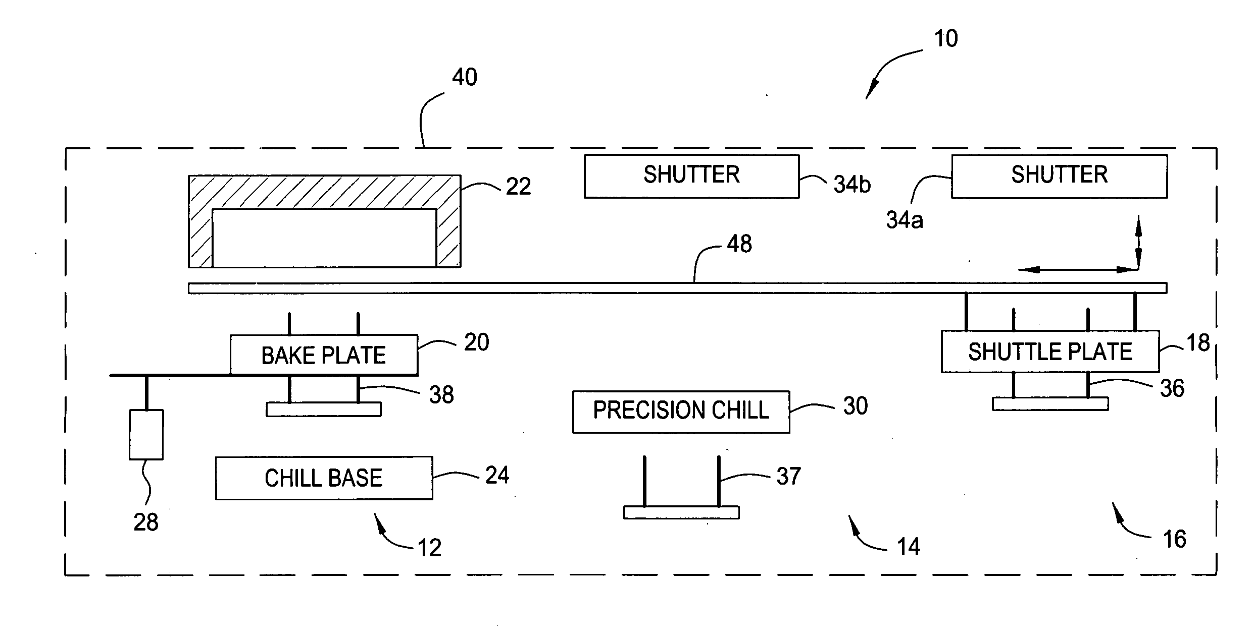 Passive wafer support for particle free wafer acceleration