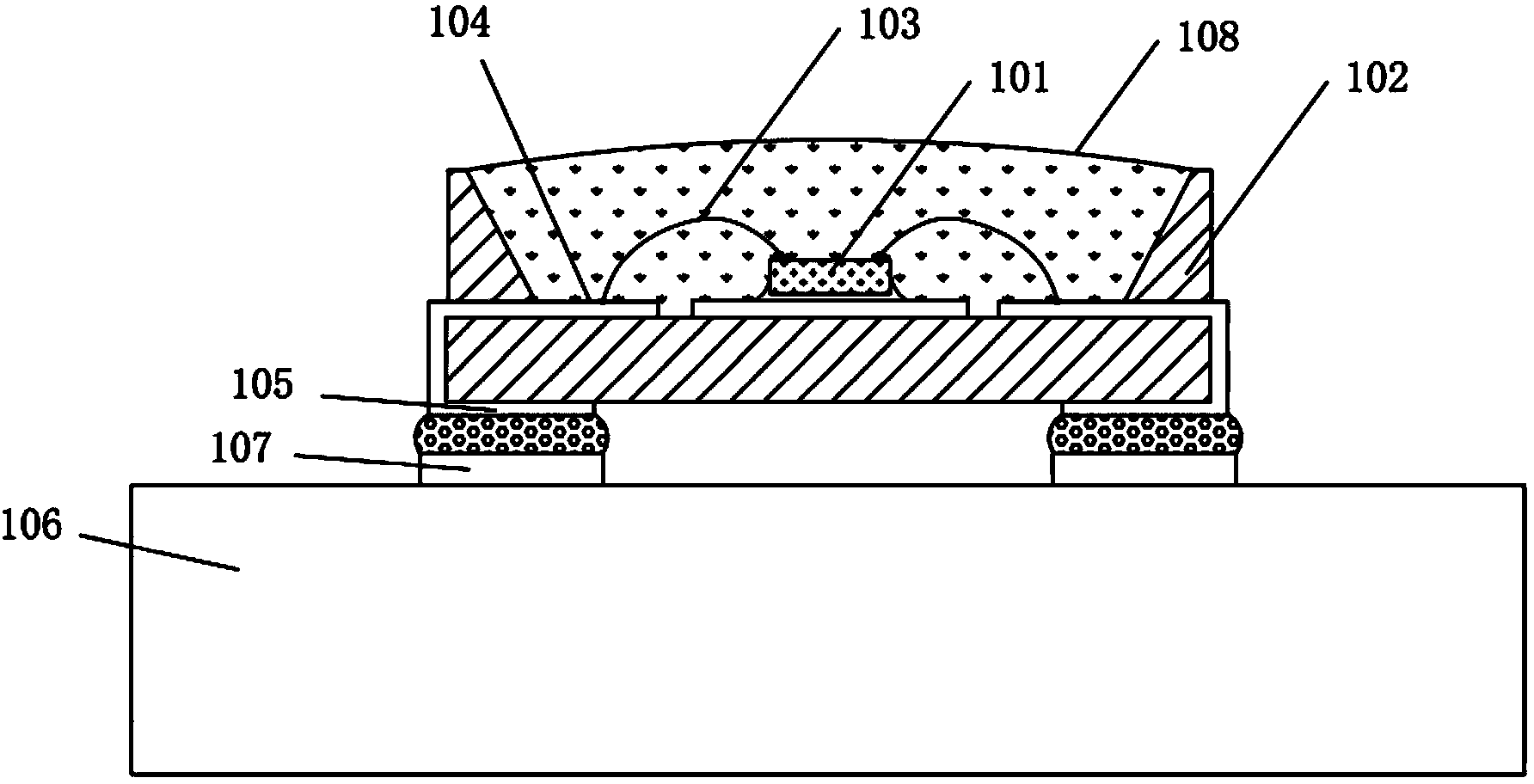 Substrate-free LED device and manufacturing method thereof