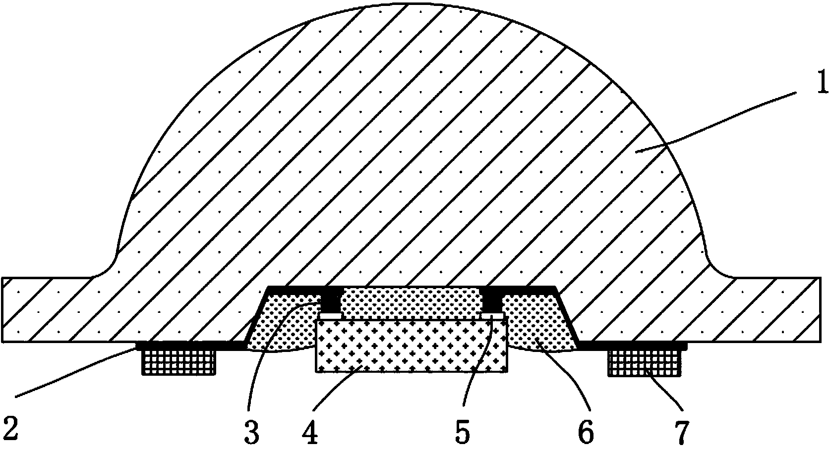 Substrate-free LED device and manufacturing method thereof