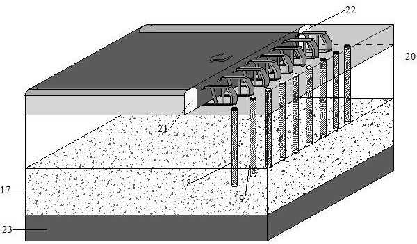 Method and device for weakening strong rock pressure of thick and hard roof in mining of underlying coal seam by microwave heating