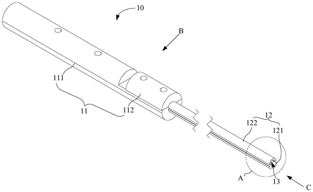 Battery cell winding needle and battery cell winding machine