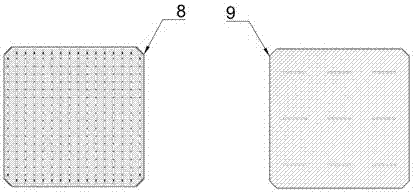 Multi-main-grid crystalline silicon solar battery piece and welding method