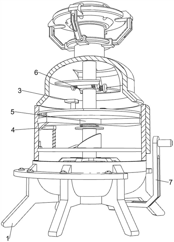 Stirring device of compound oil phase reaction kettle