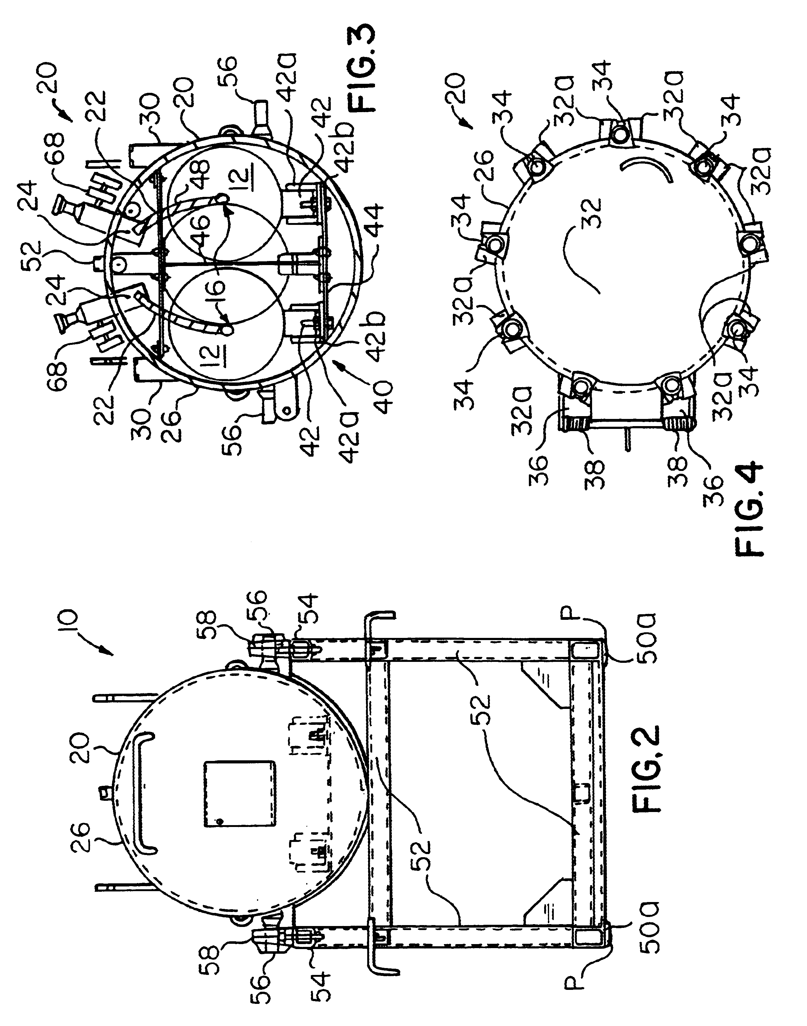 Apparatus for safely containing and delivering hazardous fluid substances from at least two supply cylinders
