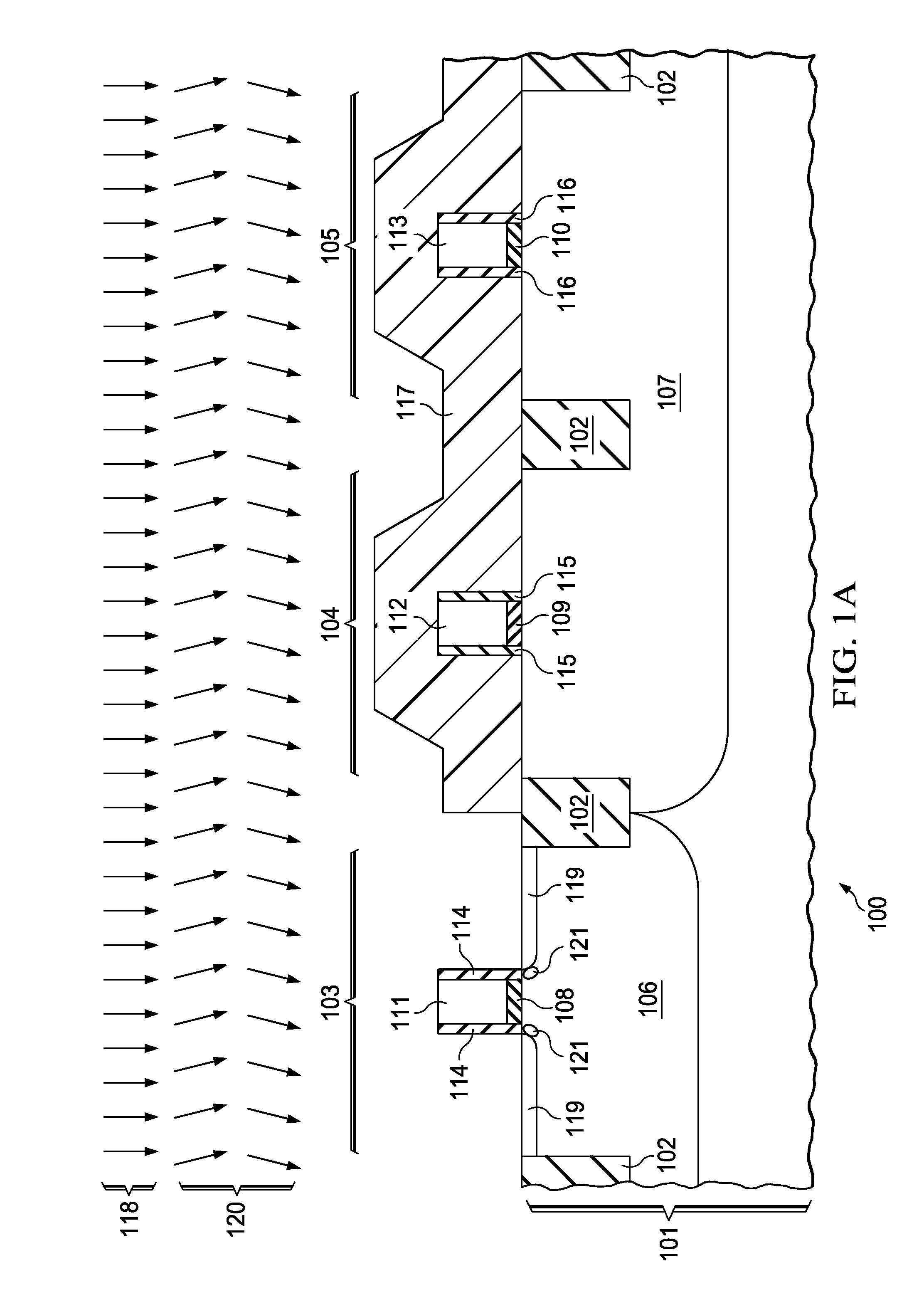 Two terminal quantum device using MOS capacitor structure