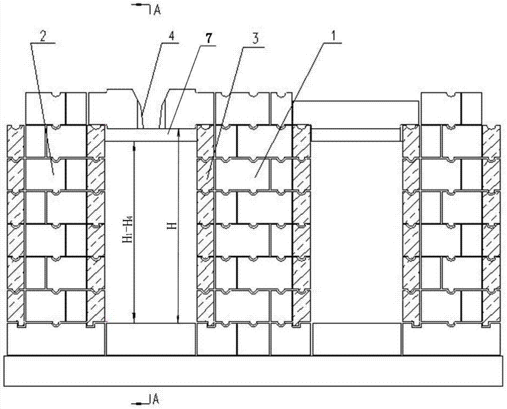 A small flue of regenerator with variable section