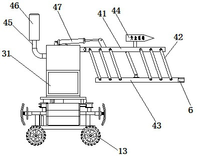 Garage dredging device for smart city