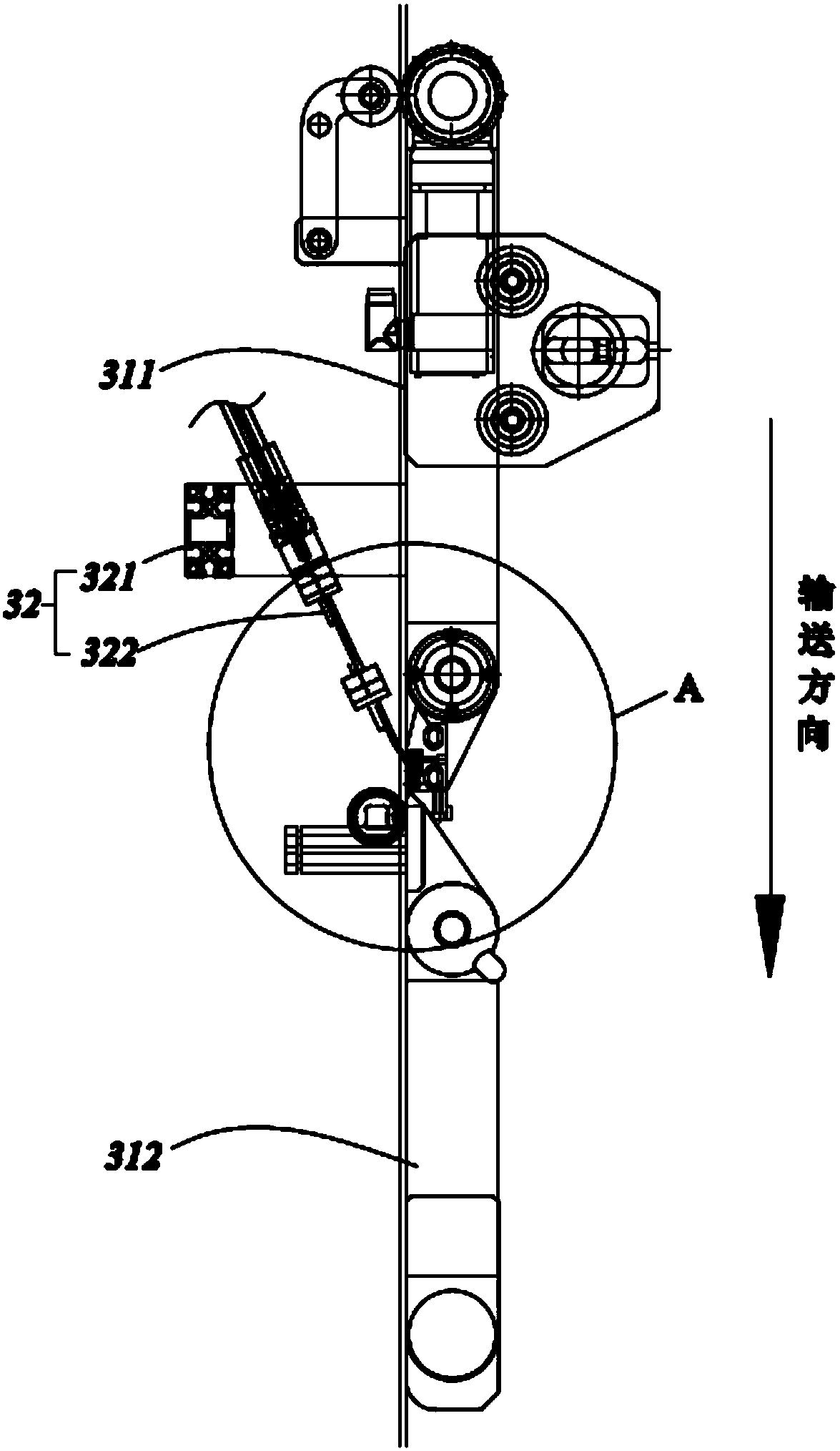Automatic winding unit for rubber parts