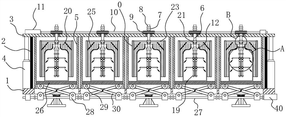 Stress annealing device for glass bottle production