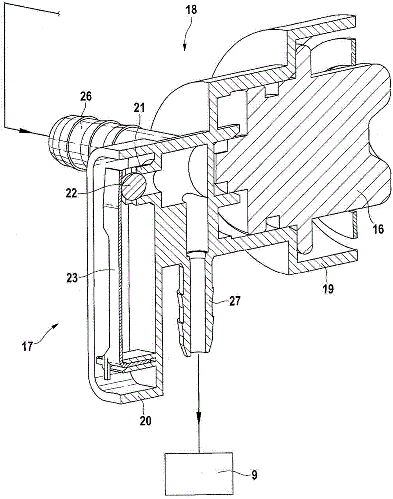 device for delivering fuel
