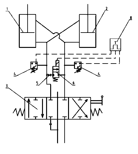 System for accurately controlling the rotation of excavation end of loader digger