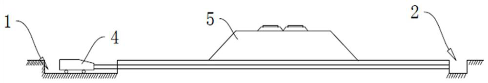 Construction method for non-excavation horizontal directional drilling of underneath passing existing railway