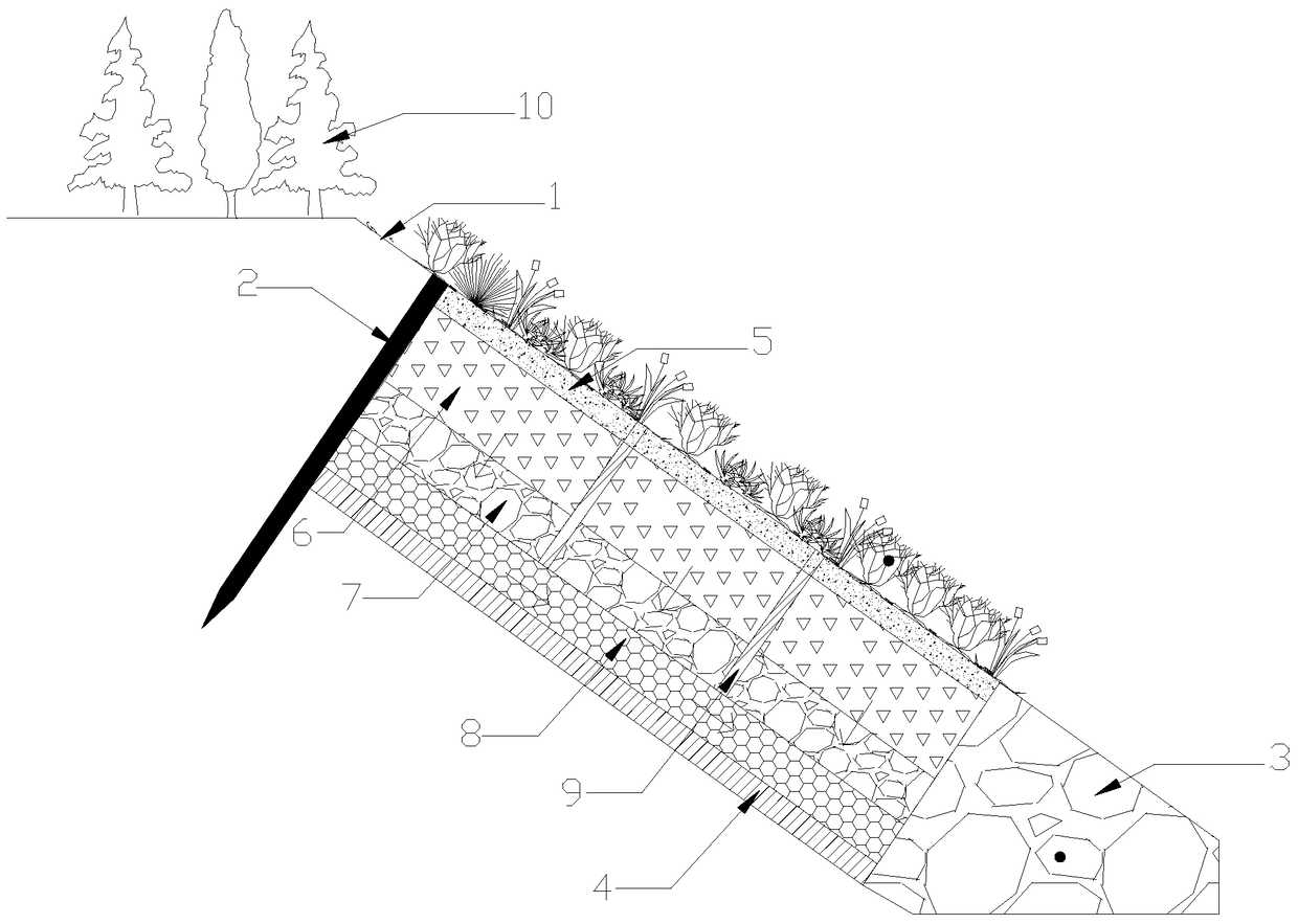 Ecological revetment purification system