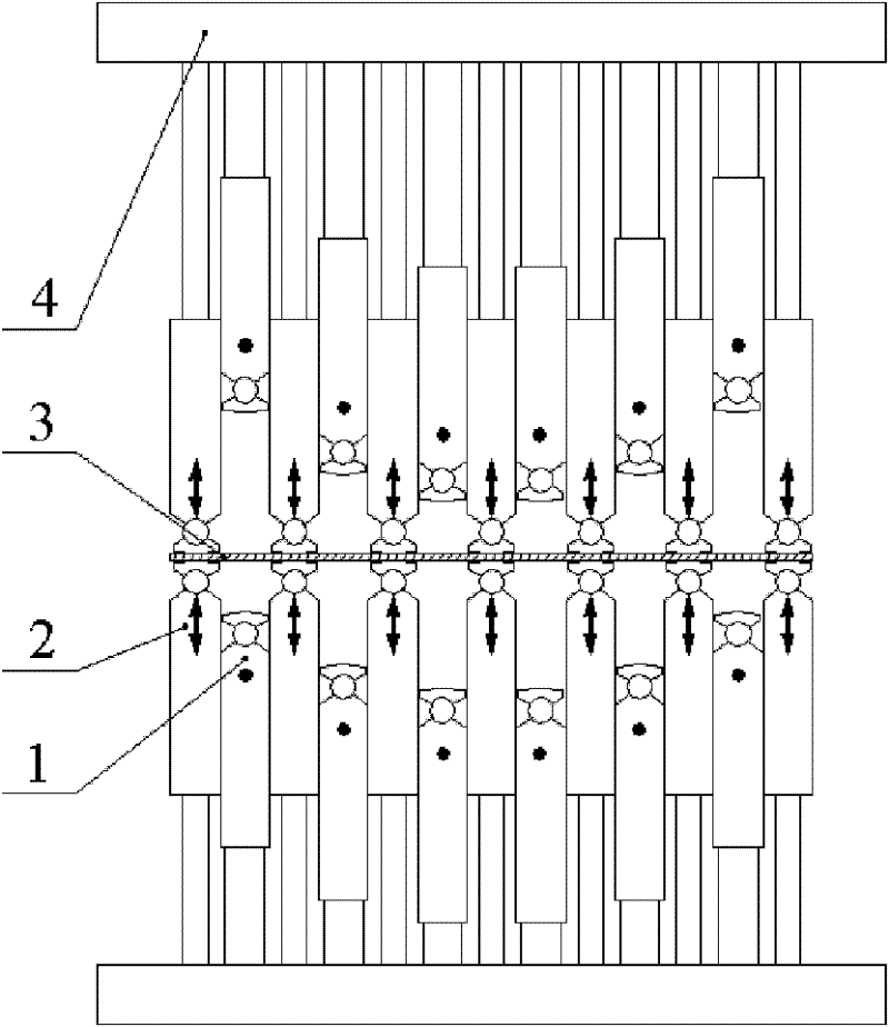 Plate multipoint forming device with crease resistant functions
