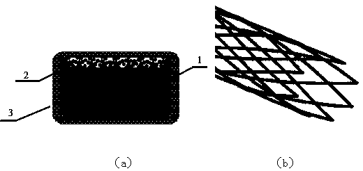 Composite medicine carrying vessel stent and preparation method thereof