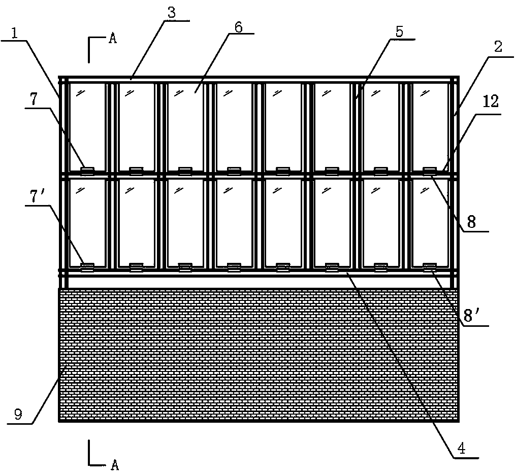 A method of adopting reinforced fence to prevent wind and sand