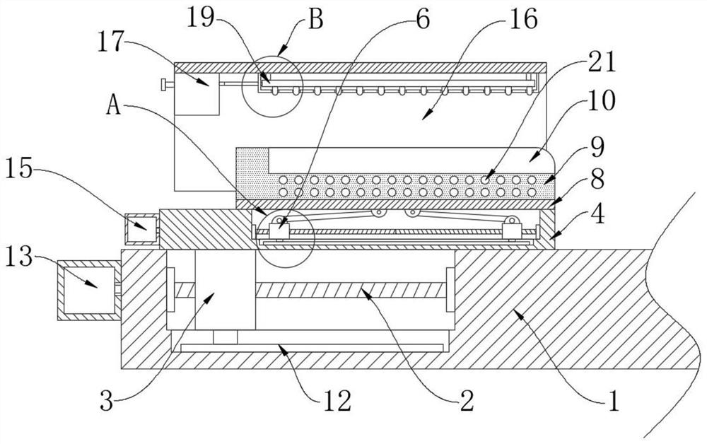 Anti-pressing nursing device for affected part of orthopedic patient