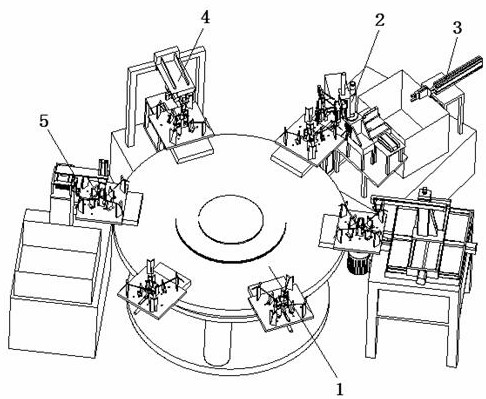 An all-in-one machine for inductor automatic hanging angle and wire breaking welding