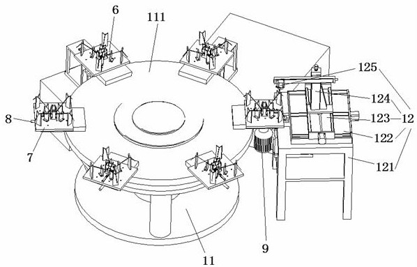 An all-in-one machine for inductor automatic hanging angle and wire breaking welding