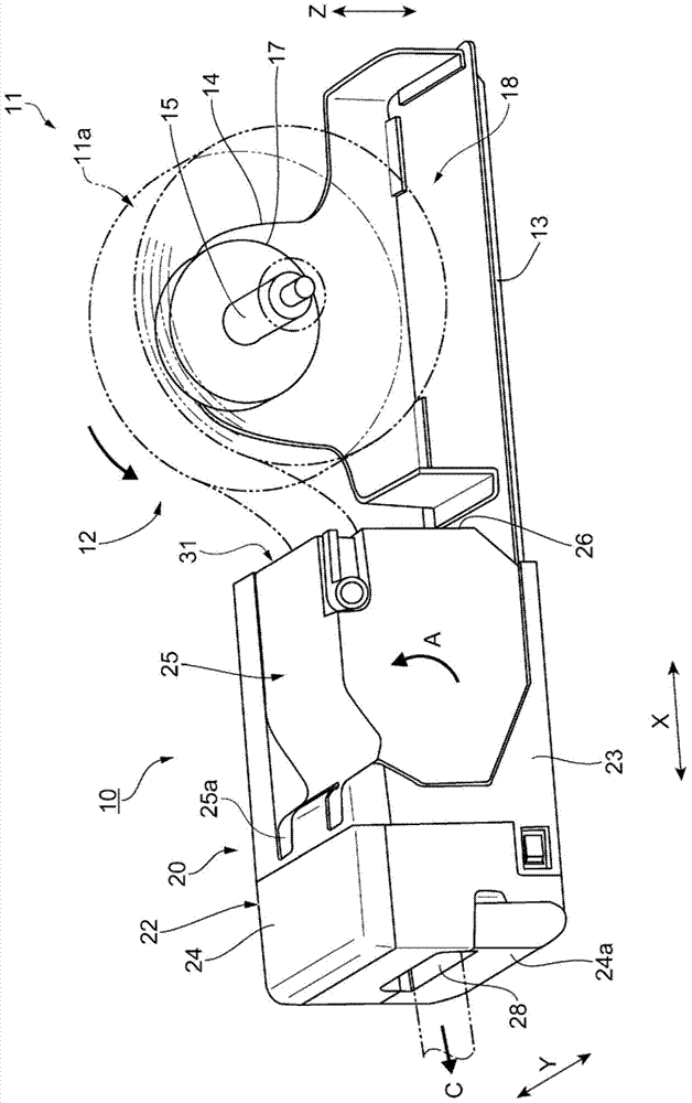 Ticket production device and ticket production method