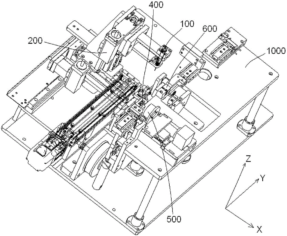 Automatic glue injection system and porous insertion core module manufacturing method