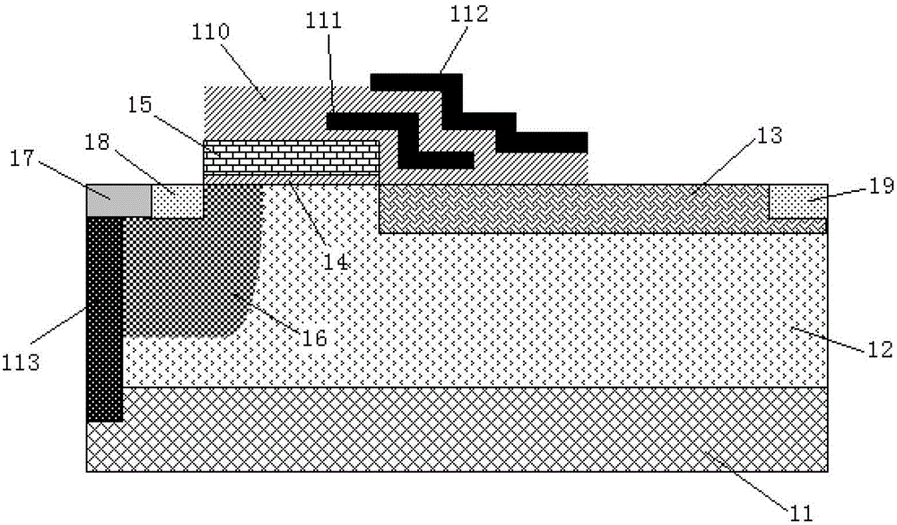 Field effect transistor of radio frequency lateral double-diffusion and preparation method thereof