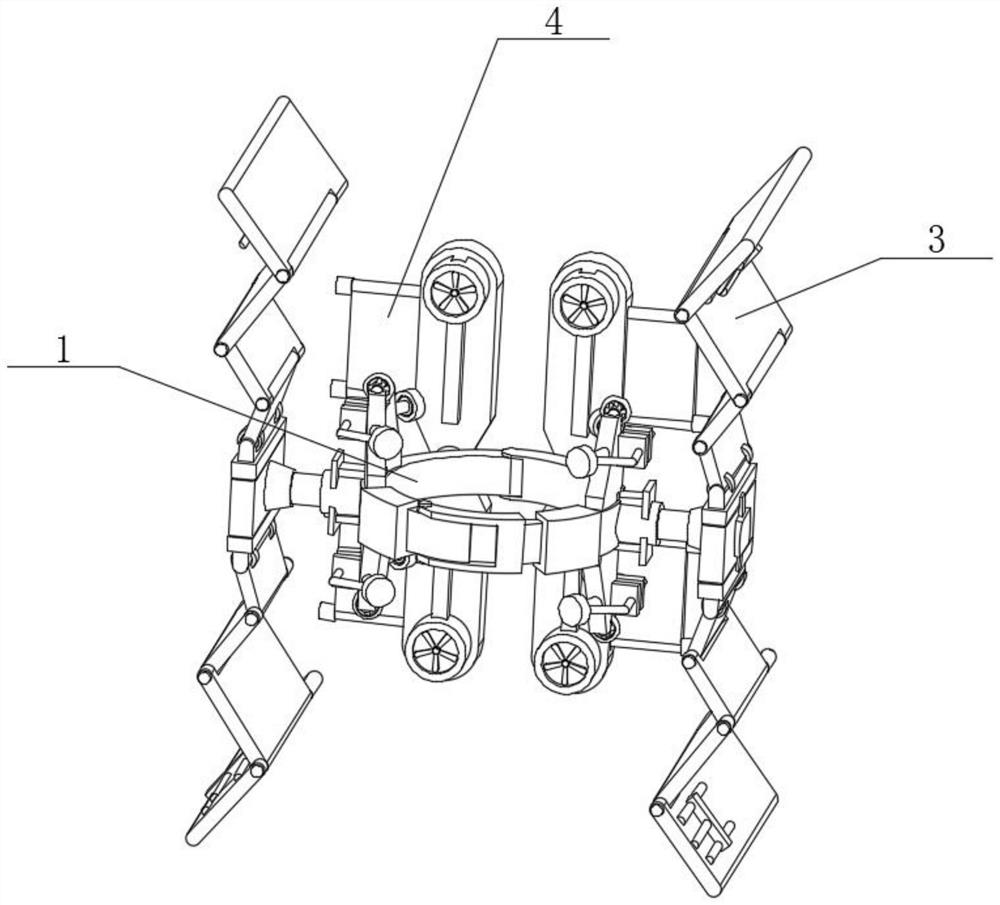 Automatic welding root and welding pipe orifice windproof device for long oil and gas conveying pipeline