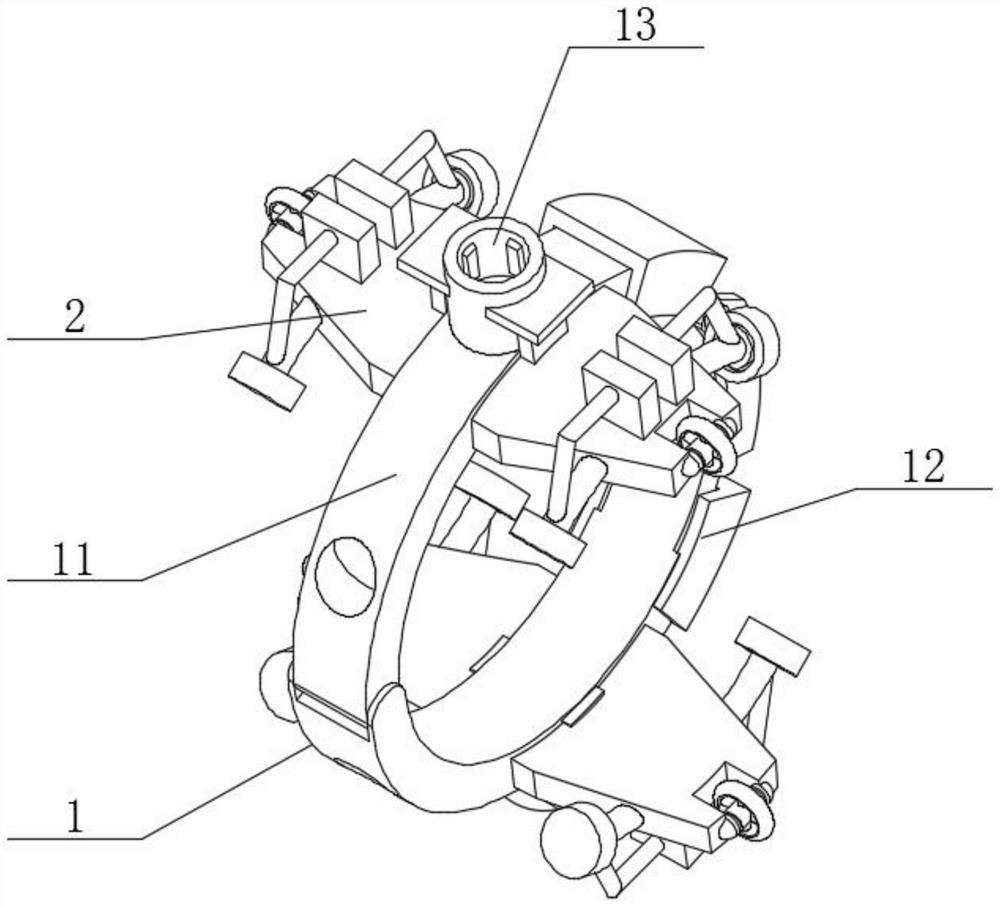 Automatic welding root and welding pipe orifice windproof device for long oil and gas conveying pipeline