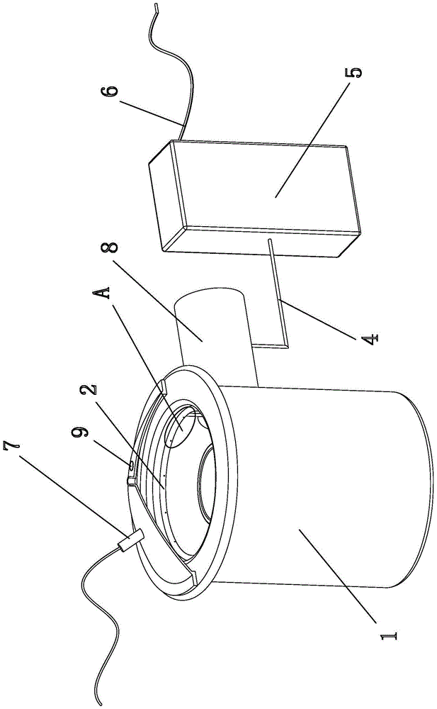 Variable temperature gas inflation system and control method for sapphire single crystal furnace