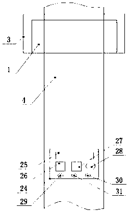 A wall-mounted car charging pile for parking sheds