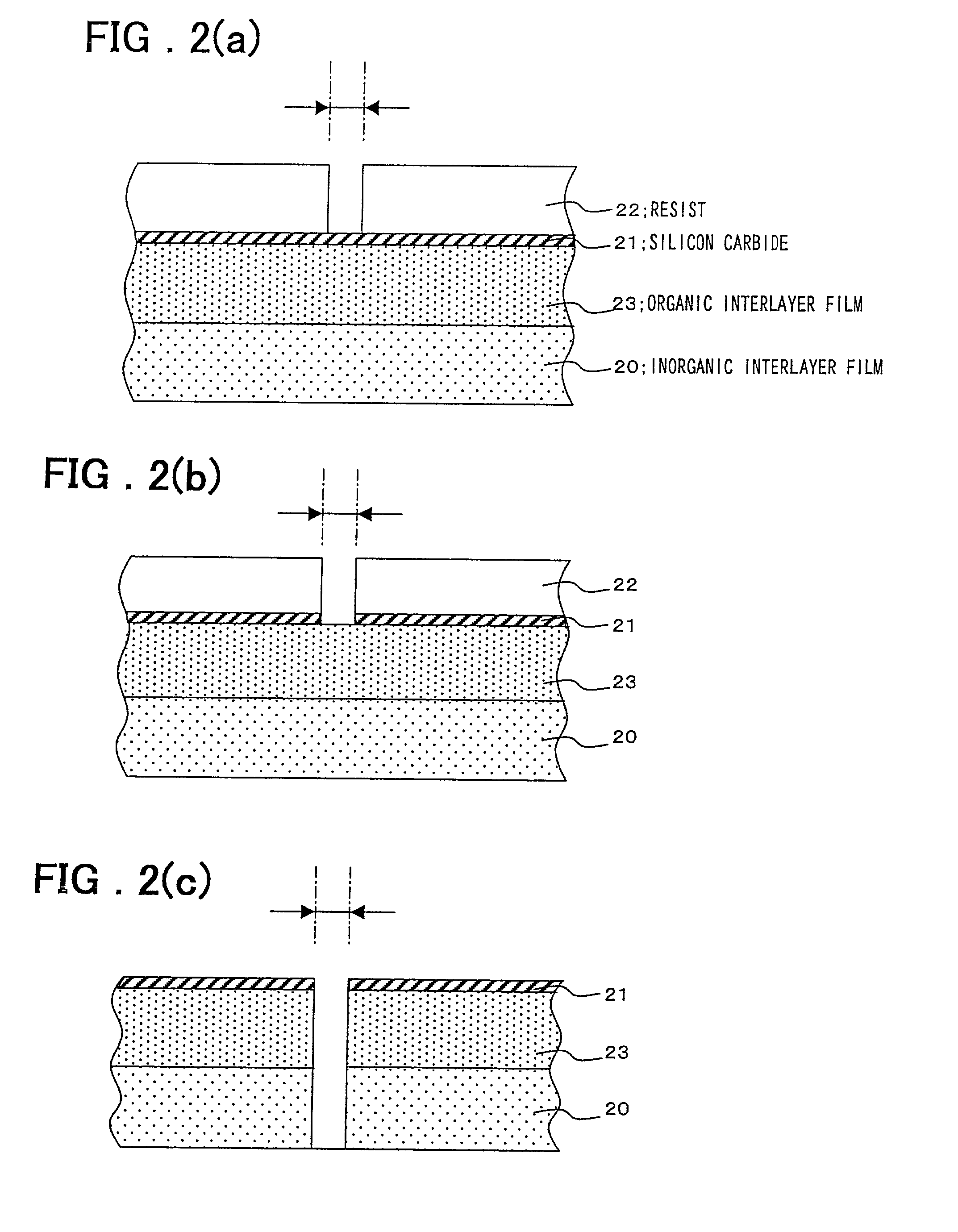 Etching mask, process for forming contact holes using same, and semiconductor device made by the process