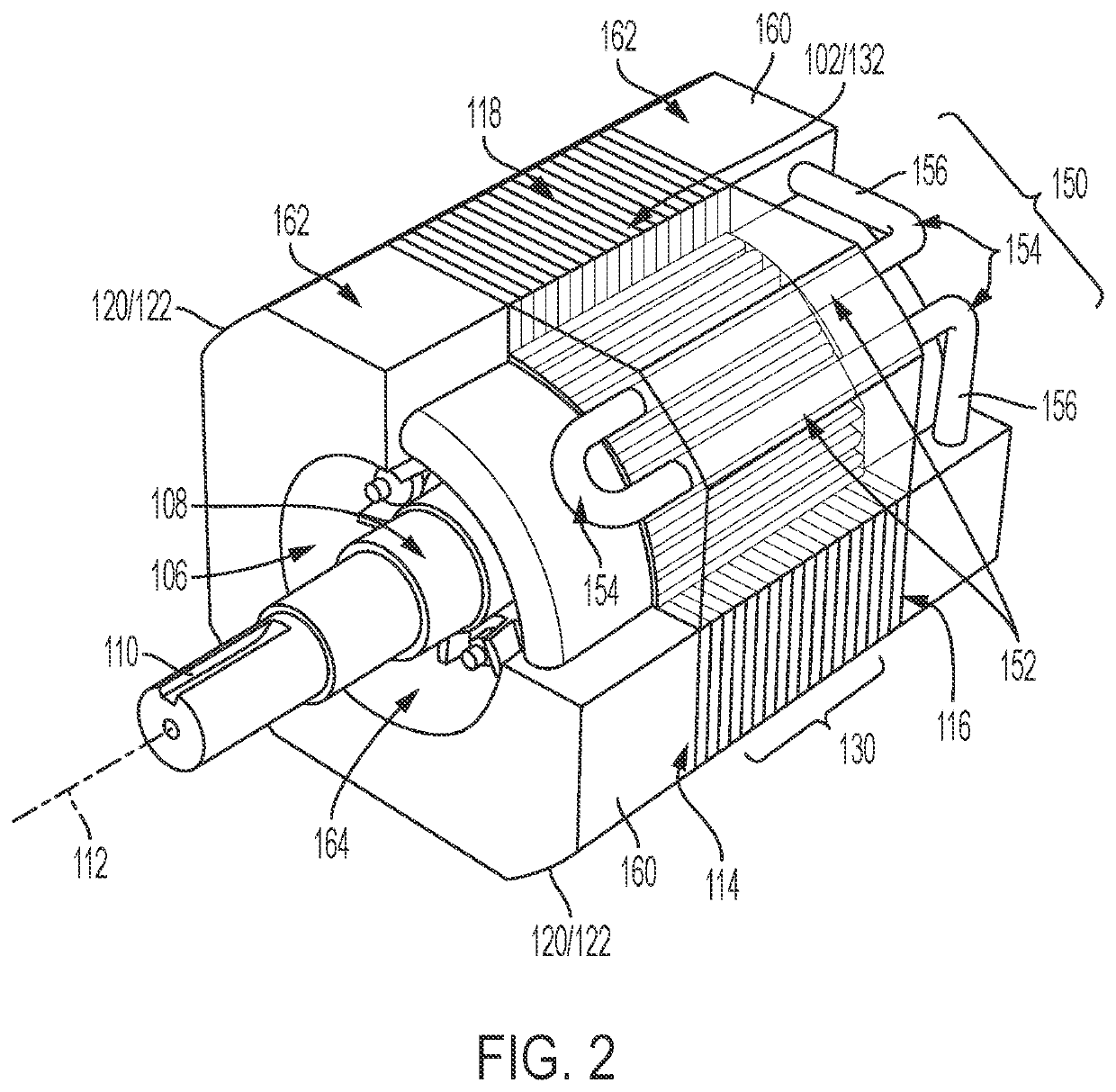 Stator Cooling Arrangement