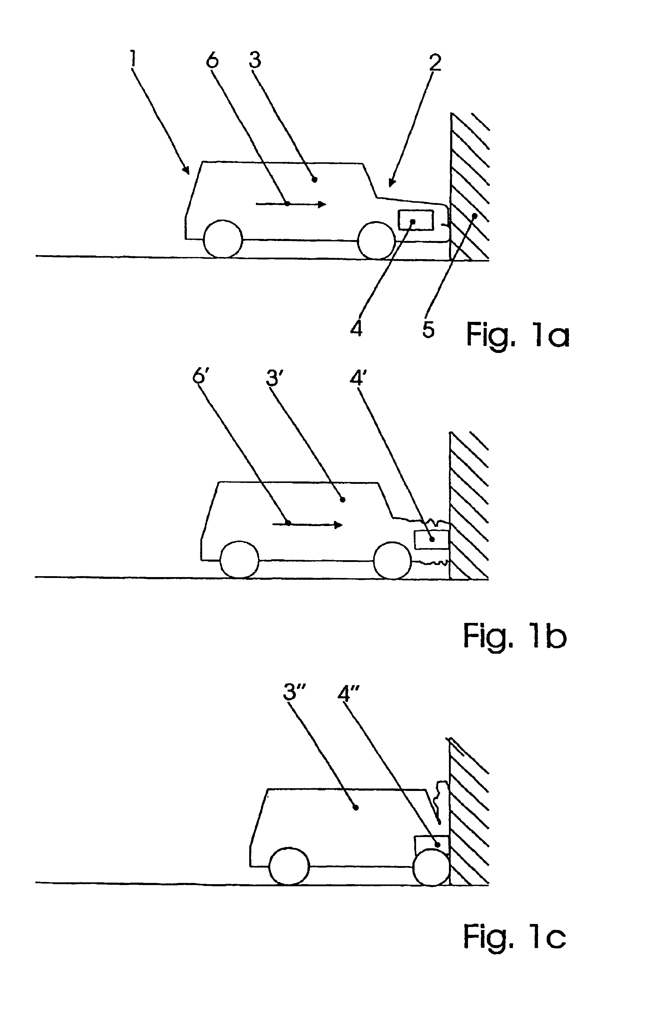Power unit mounting for motor vehicles with collision separation