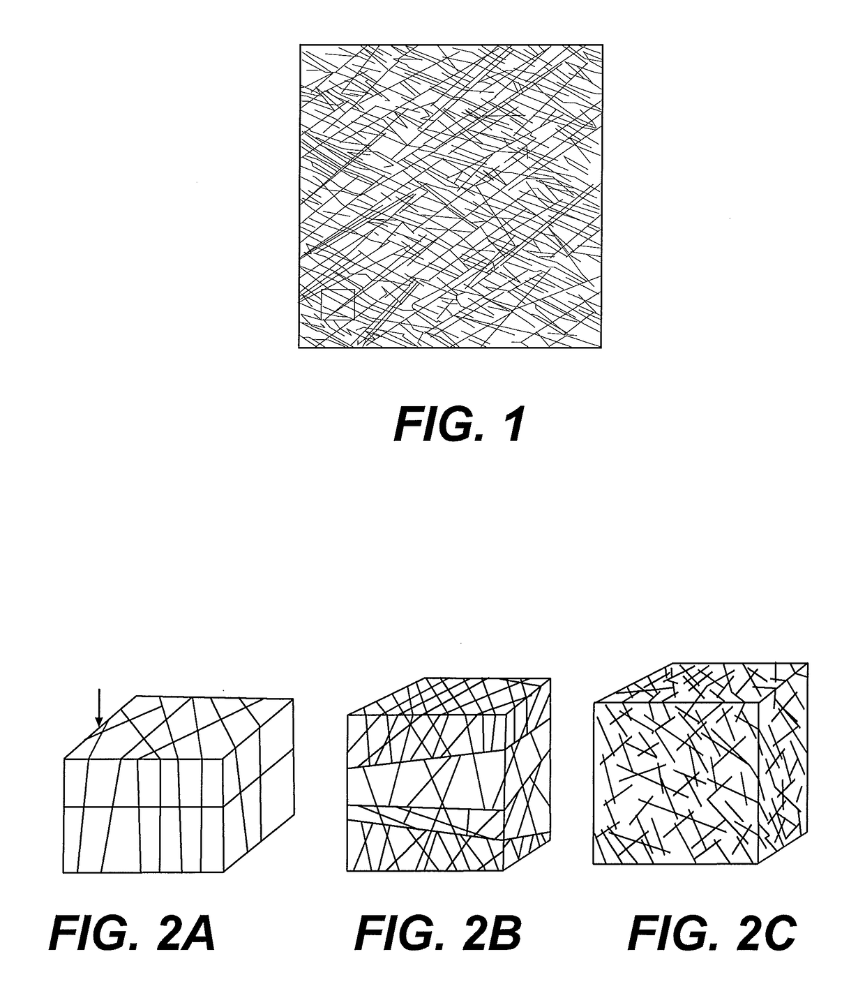 Method for characterizing the fracture network of a fractured reservoir and method for exploiting it
