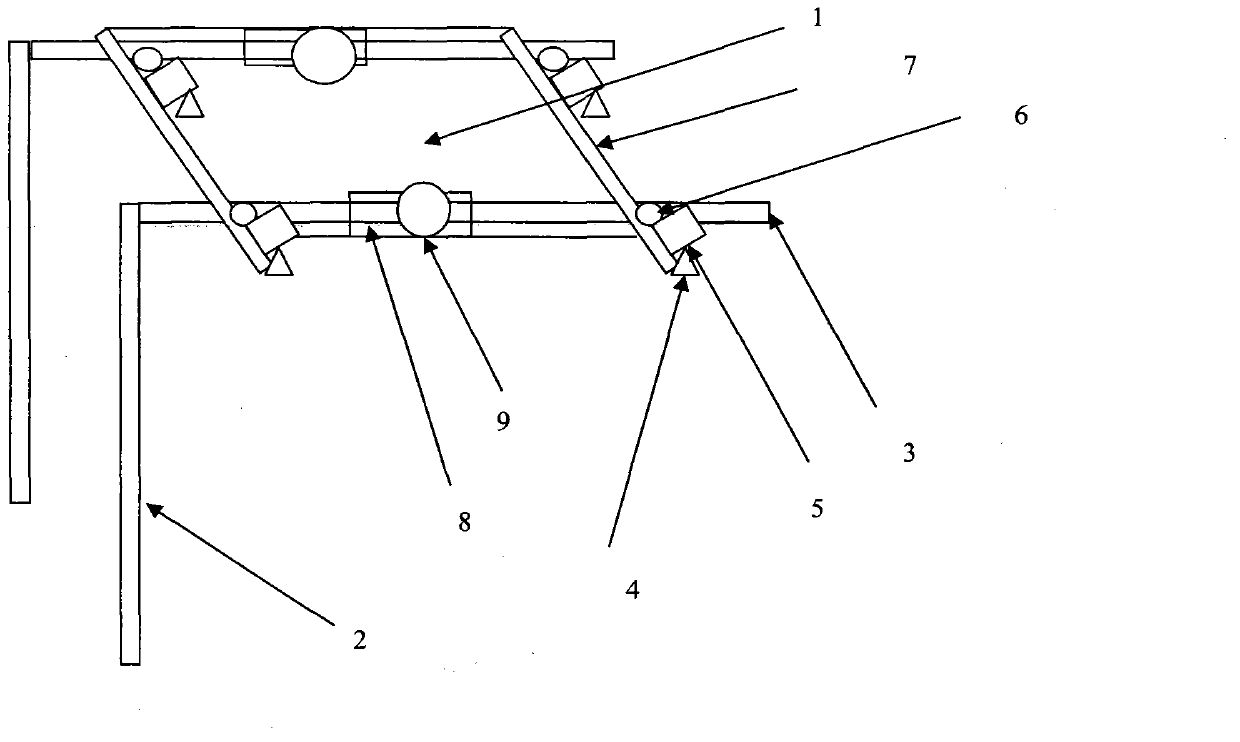 Projection hanging screen system