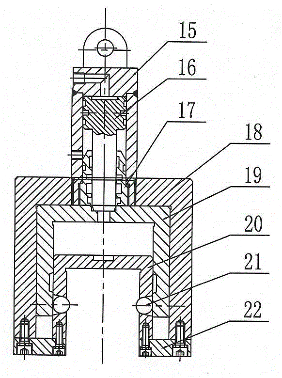 An adjustable angle lander drop weight impact test device