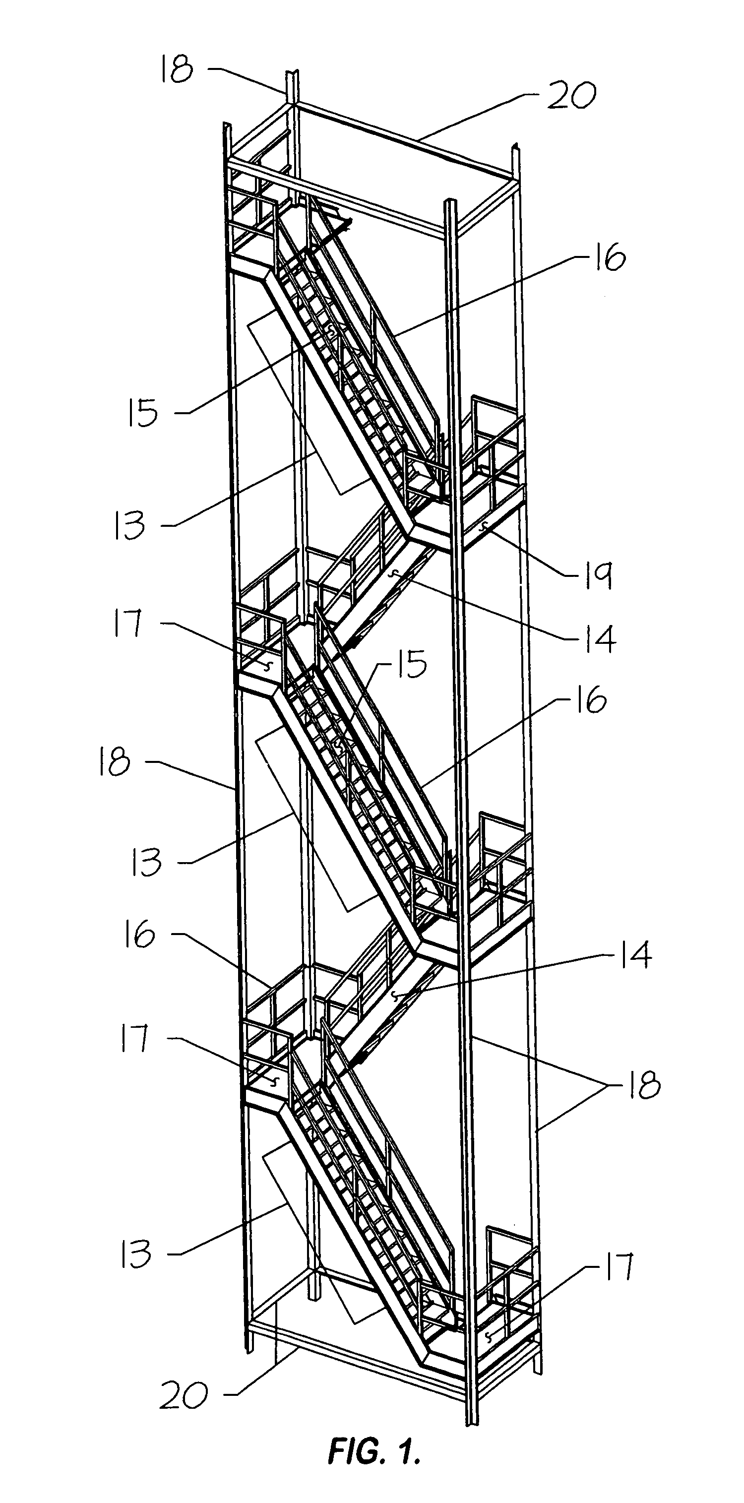 Stair tower module