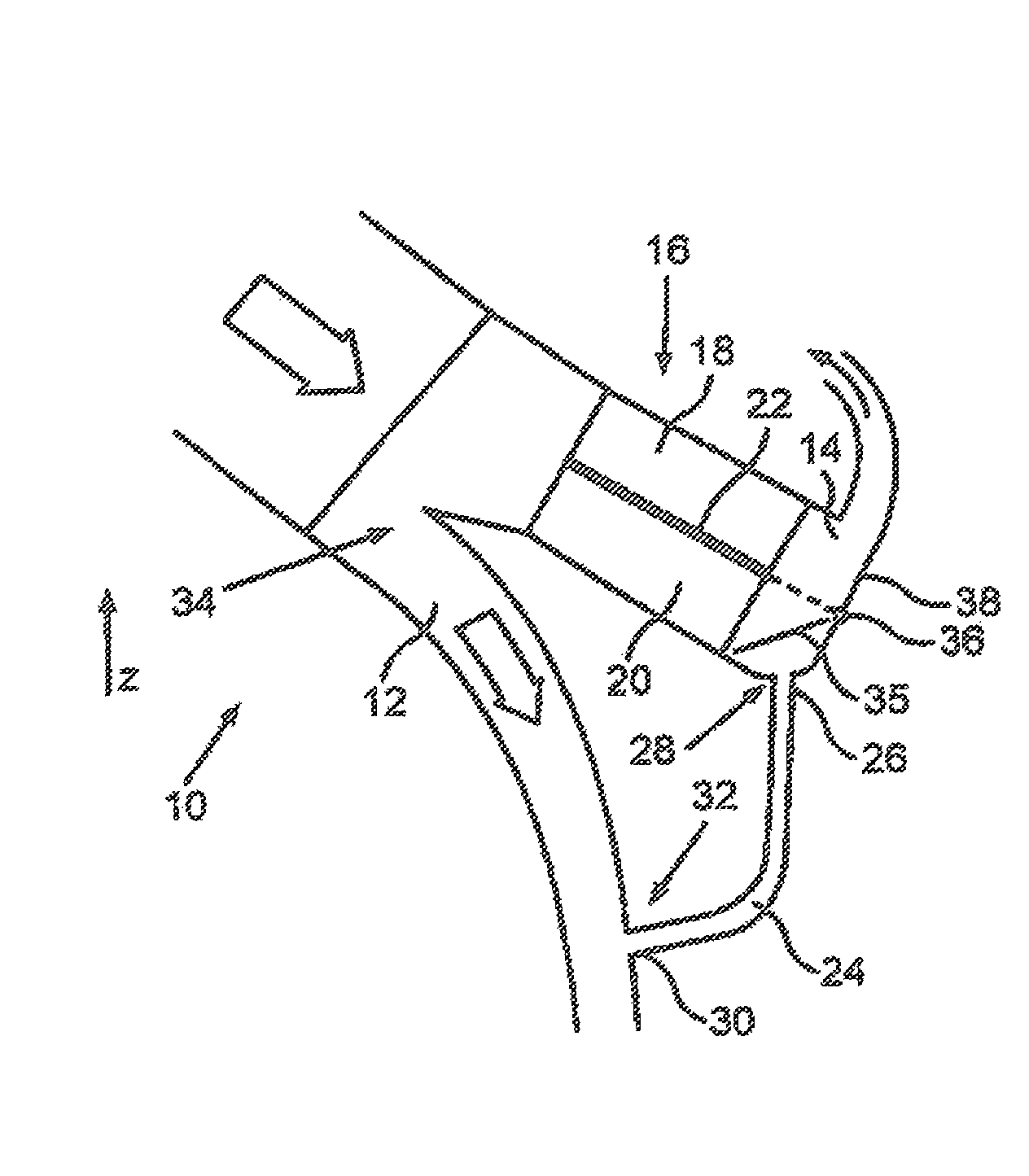 Motor vehicle having an exhaust gas system